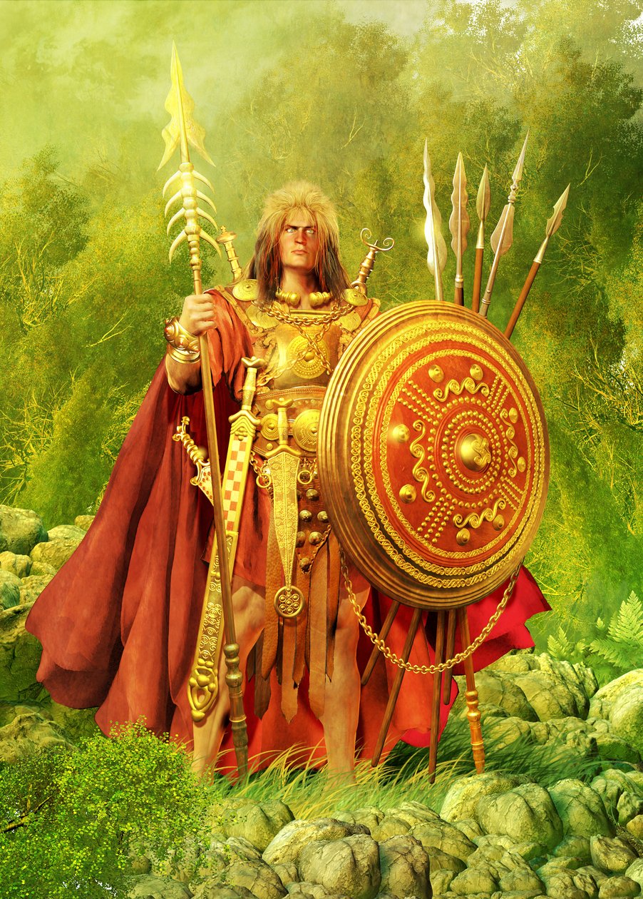 Cuchulain, Mythical Champion Of Northern Ireland, 2014 by Christos Giannopolous