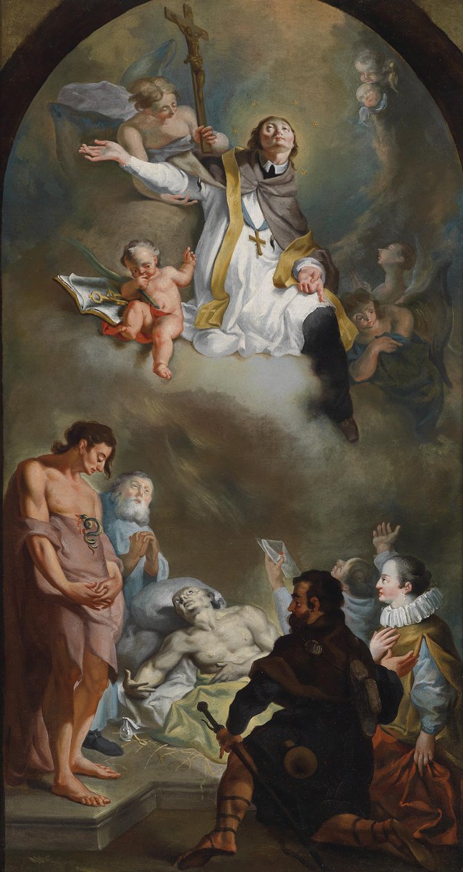 Saint John Nepomuk as Advocate of the Poor and Sick by Franz Anton Maulbertsch