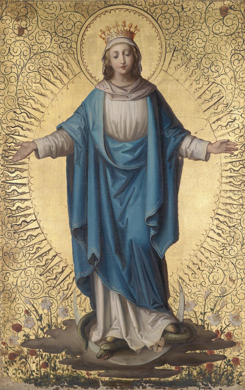 Madonna of the Crescent Moon by Leopold Kupelwieser