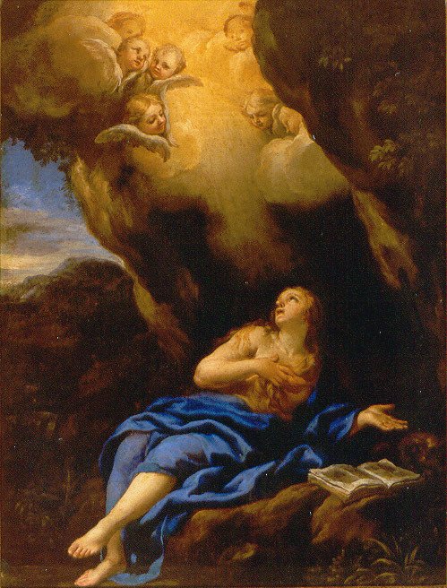 Mary Magdalene in the Cave by Ciro Ferri