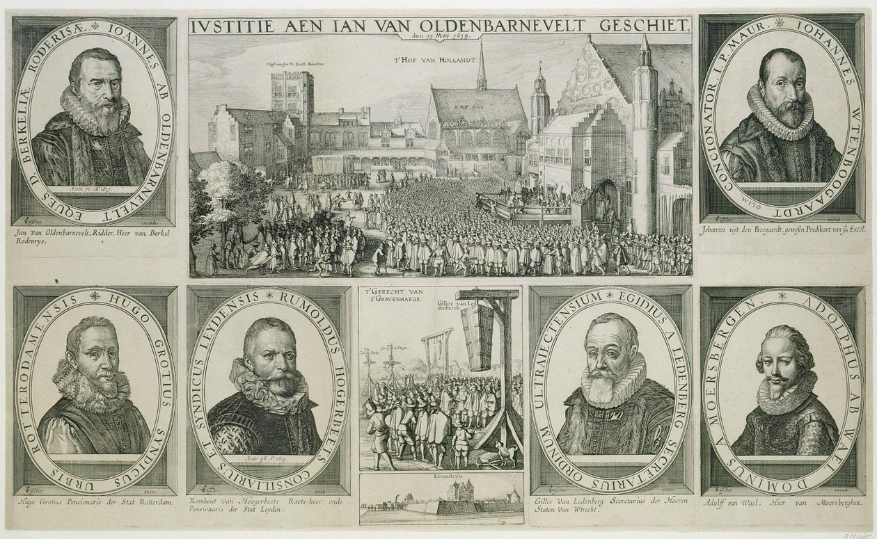 The Decapitation of Johan van Oldenbarnevelt, 1619 by Claes Jansz Visscher