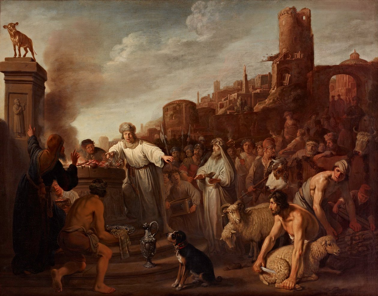Sacrifice of Jeroboam by Claes Corneliszoon Moeyaert