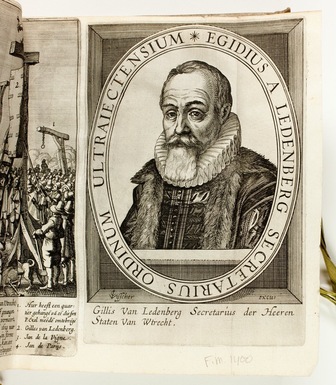 An album of Dutch political prints and pamphlets dealing with Prince Maurits of Orange and Johan van Oldenbarnevelt by Claes Jansz. Visscher II