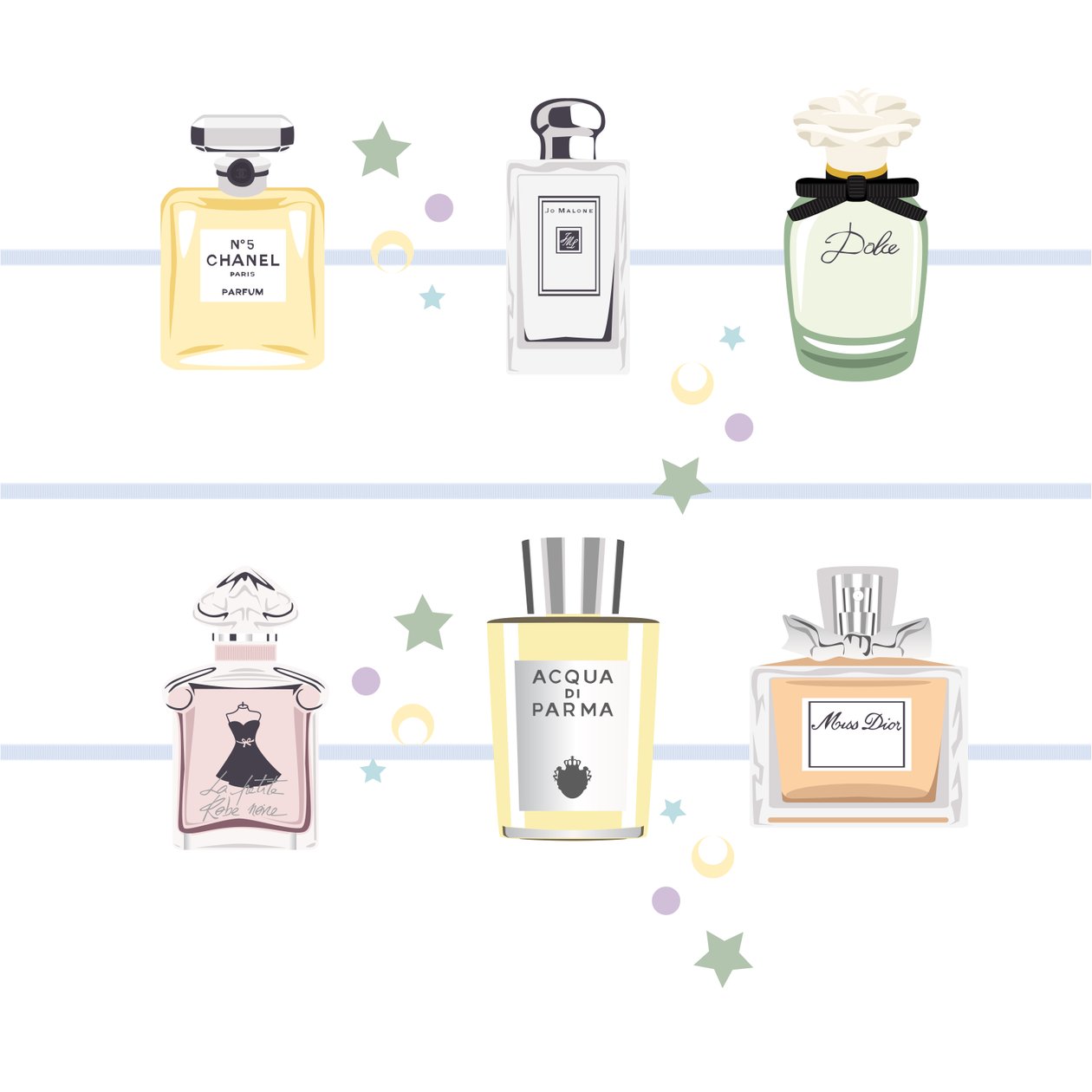 Classic Perfumes by Claire Huntley