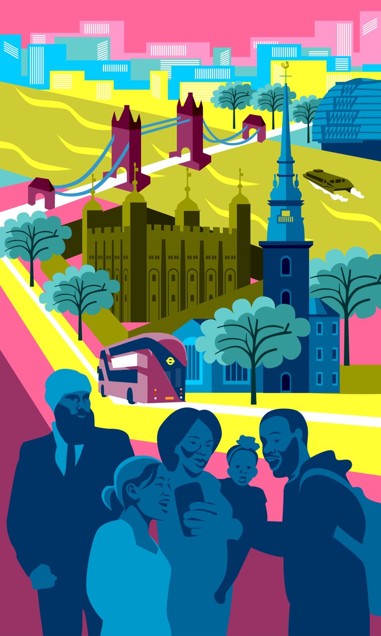 Historical Tower of London by Claire Huntley
