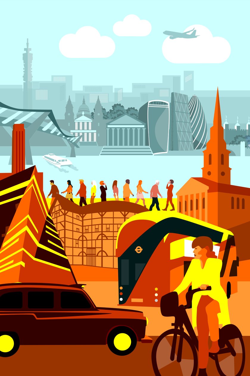 London Landmarks by Claire Huntley