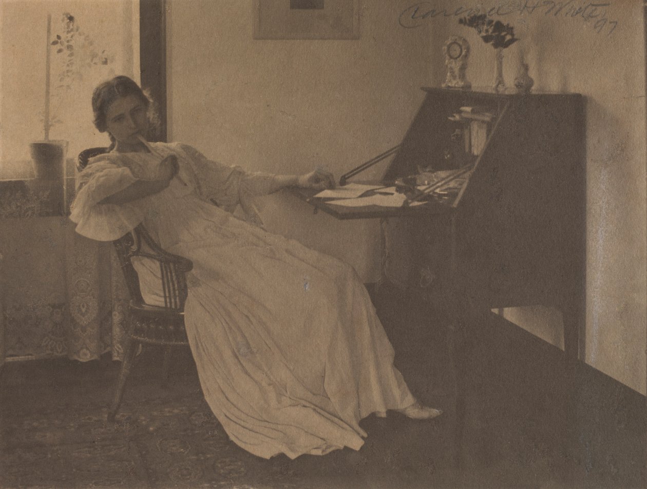 What Shall I Say, 1896 by Clarence H. White