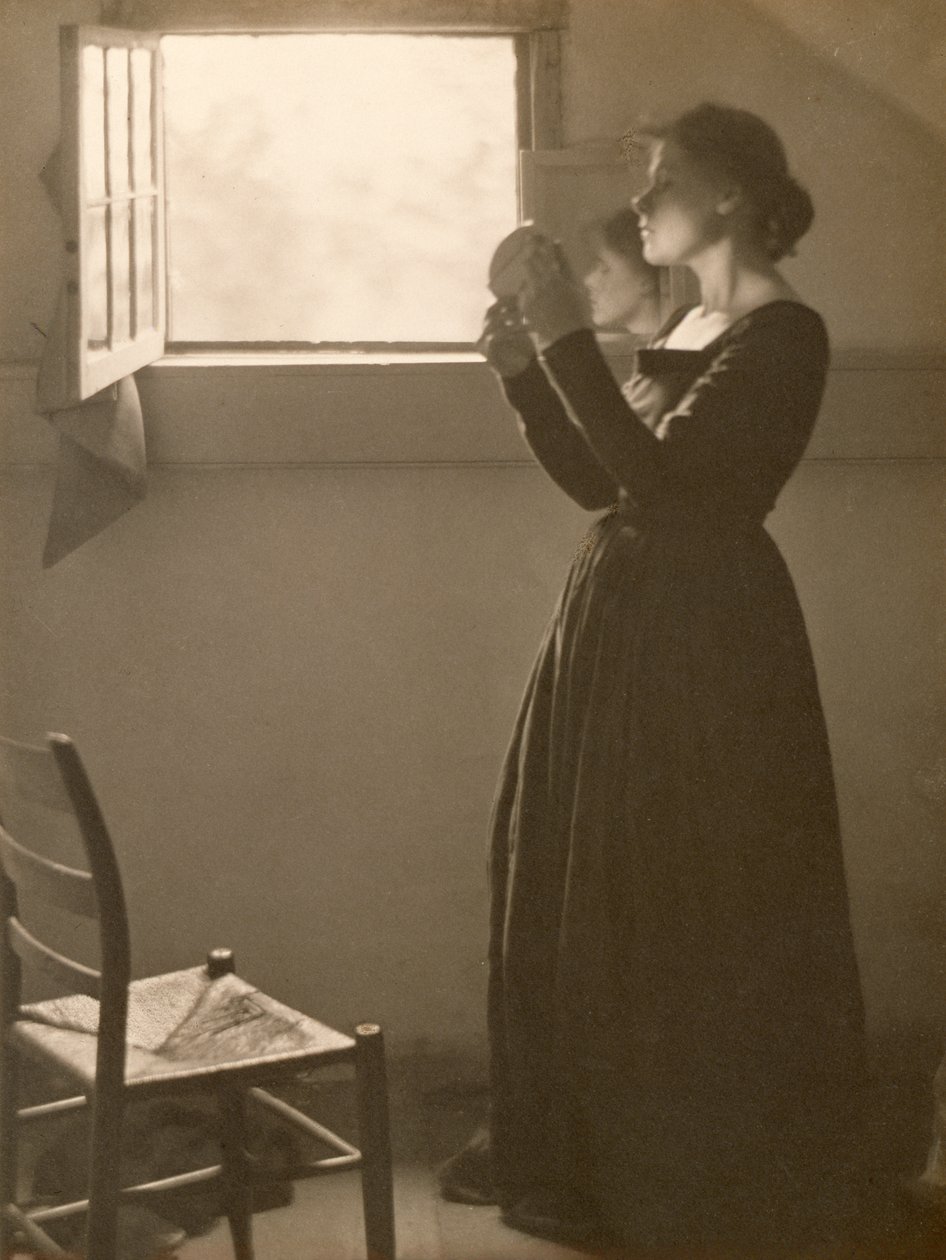 Girl with a Mirror, 1898 by Clarence Henry White