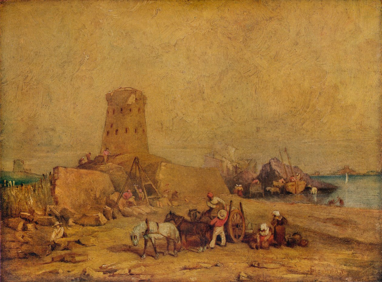 Coast Scene, 19th Century, 1924 by Clarkson Stanfield