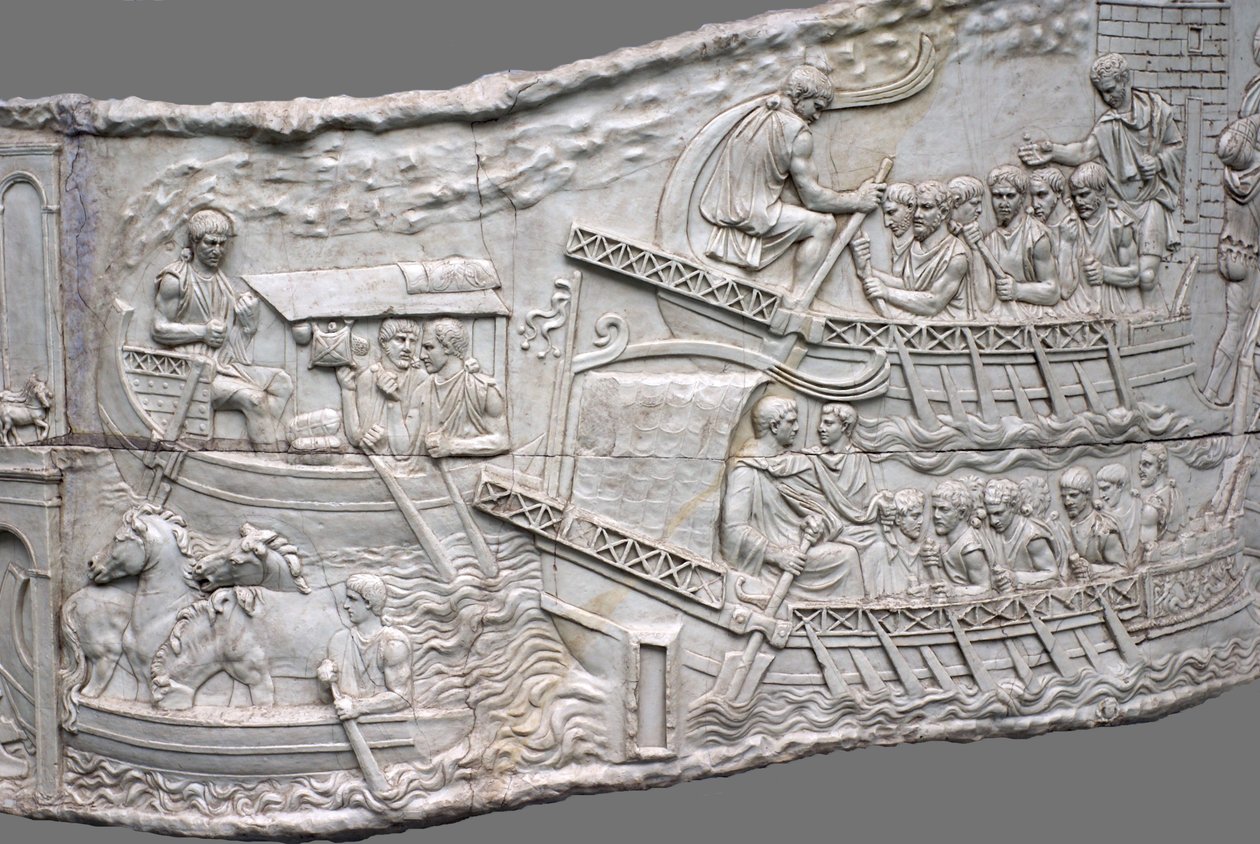 The Roman Galleys (detail) by Classical Antiquities