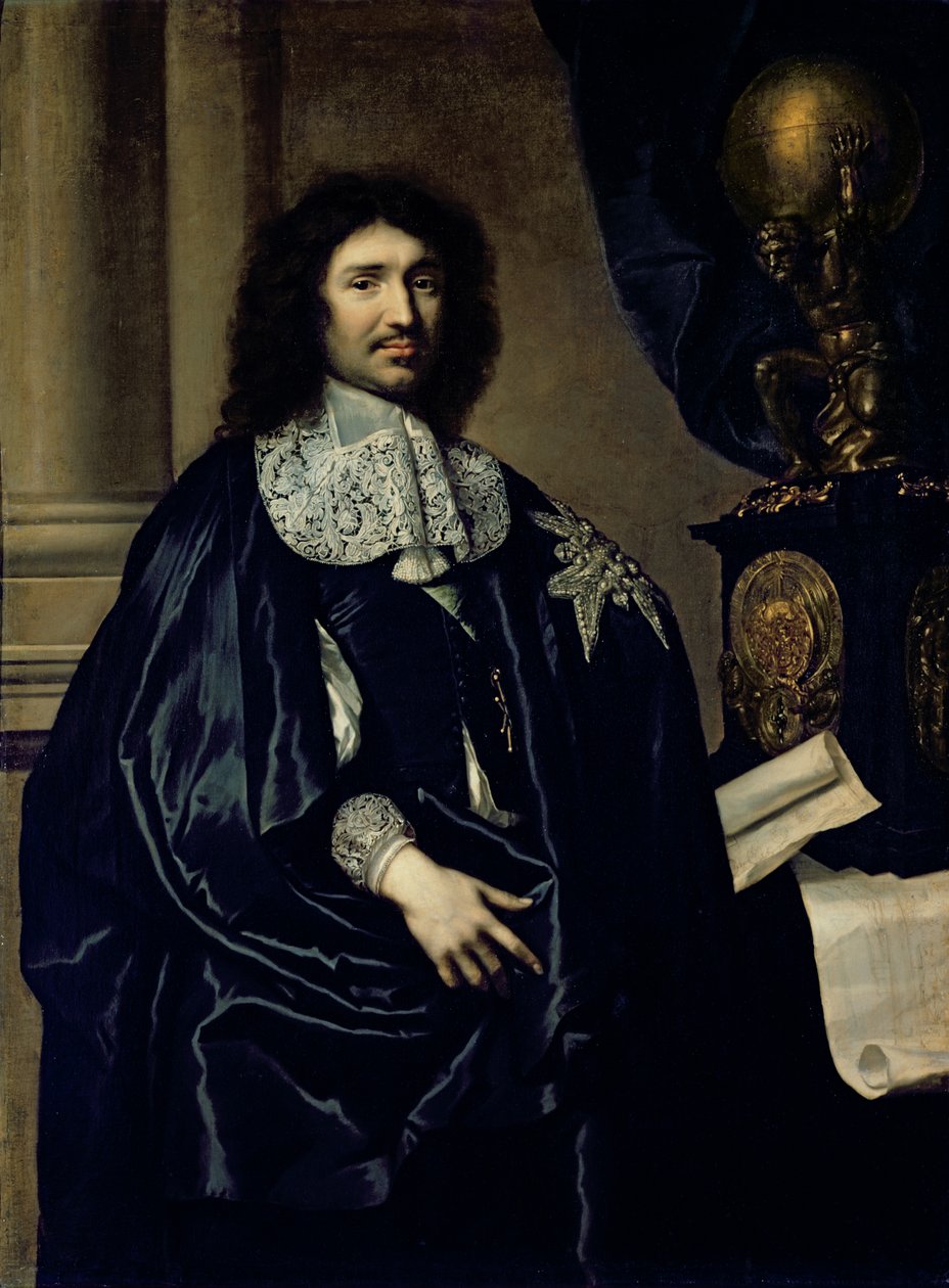 Portrait of Jean-Baptiste Colbert de Torcy (1619-83) 1666 by Claude Lefebvre