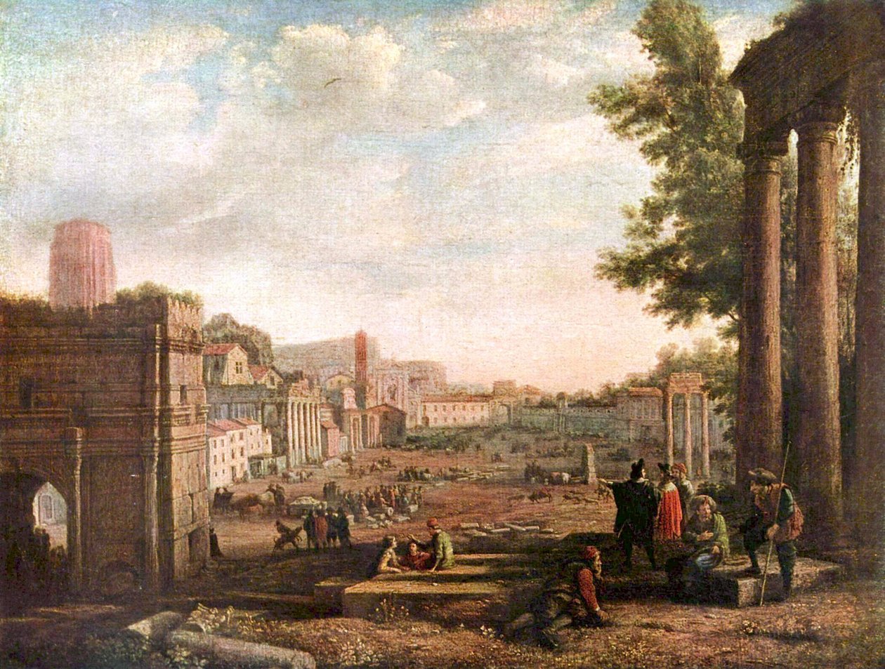 Campo Vaccino by Claude Lorrain