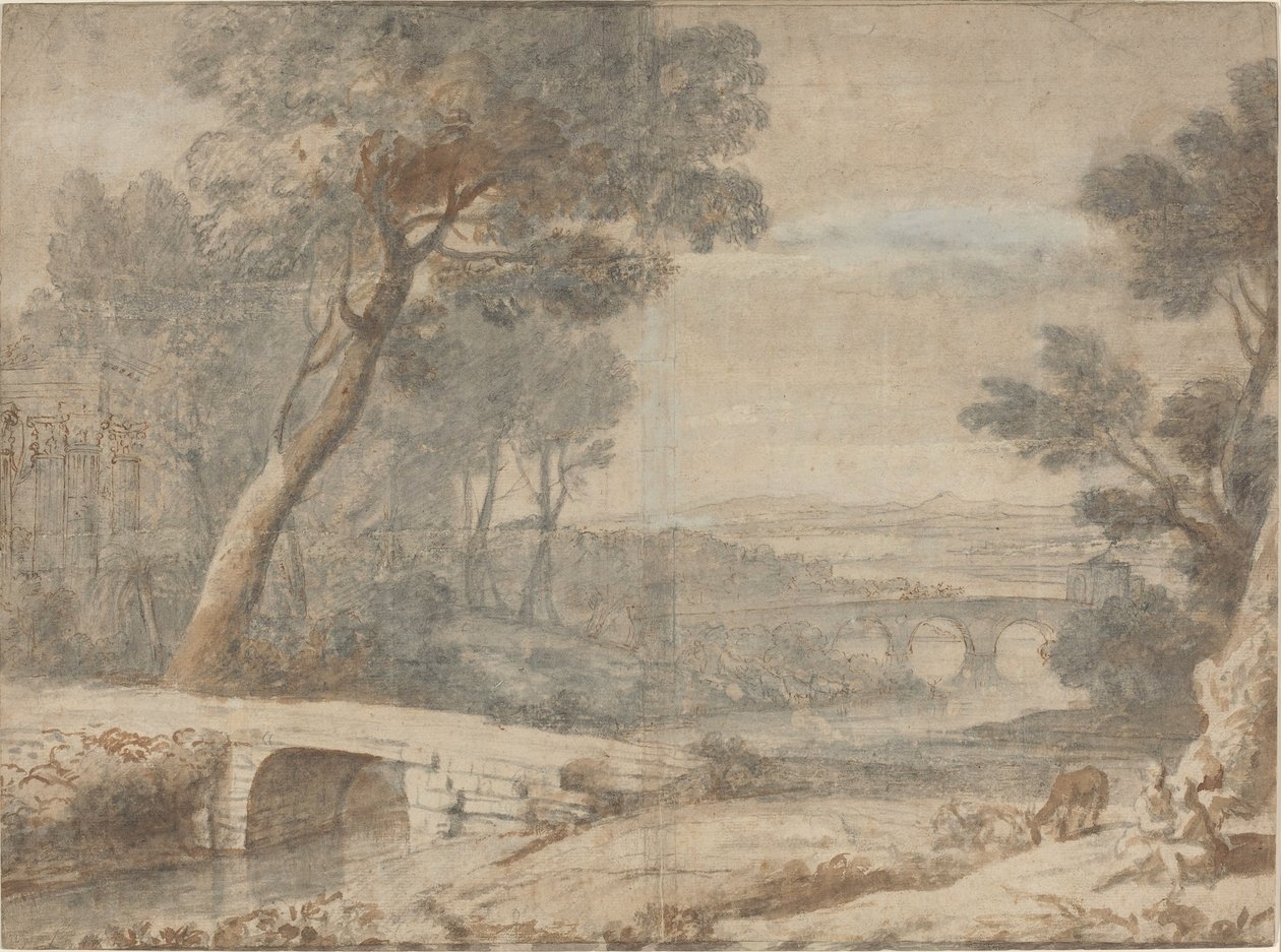 Rest During the Flight into Egypt (late 17th century) by Claude Lorrain