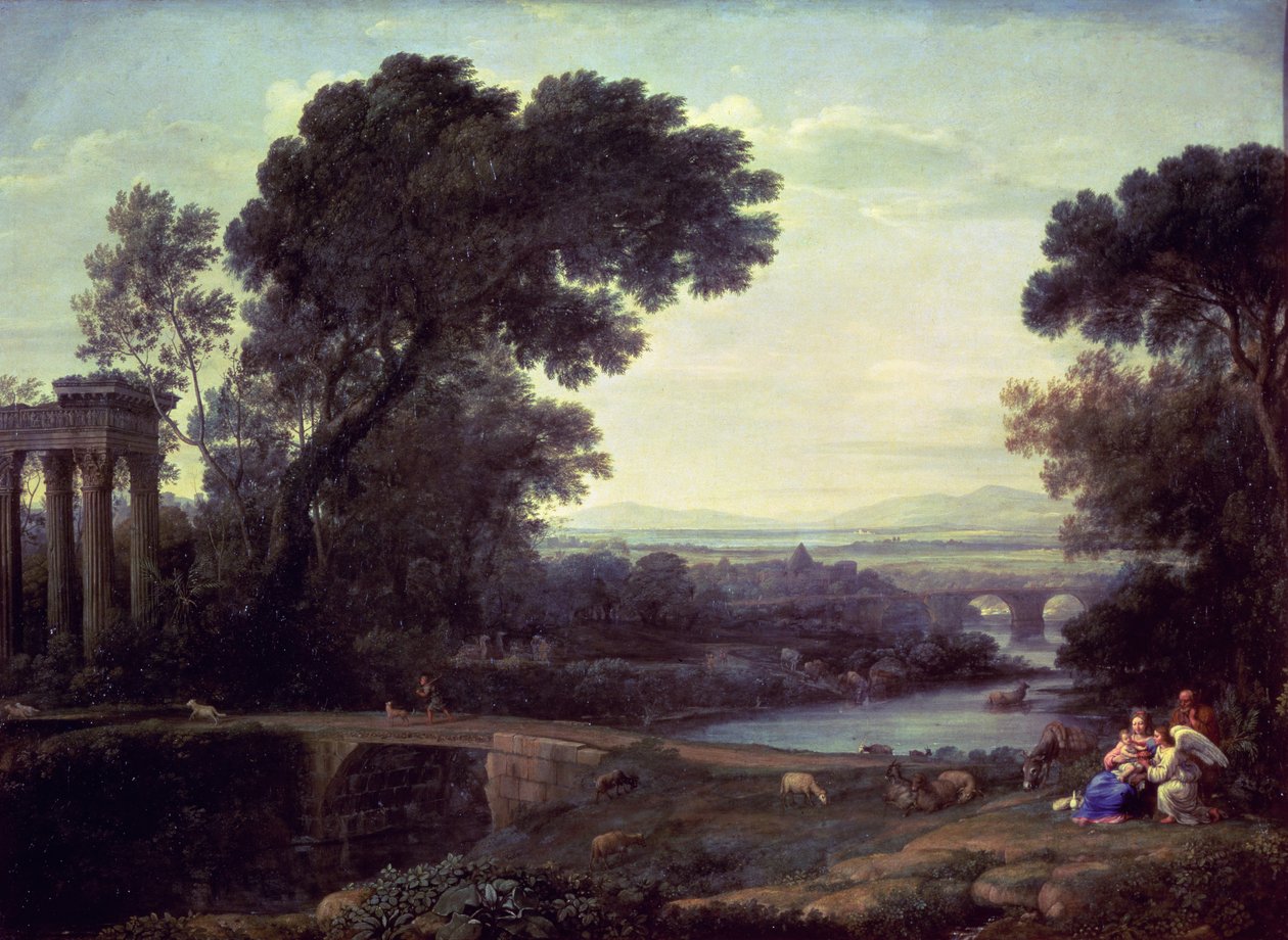 Noon or Landscape with the Rest on the Flight into Egypt, 1661 by Claude Lorrain