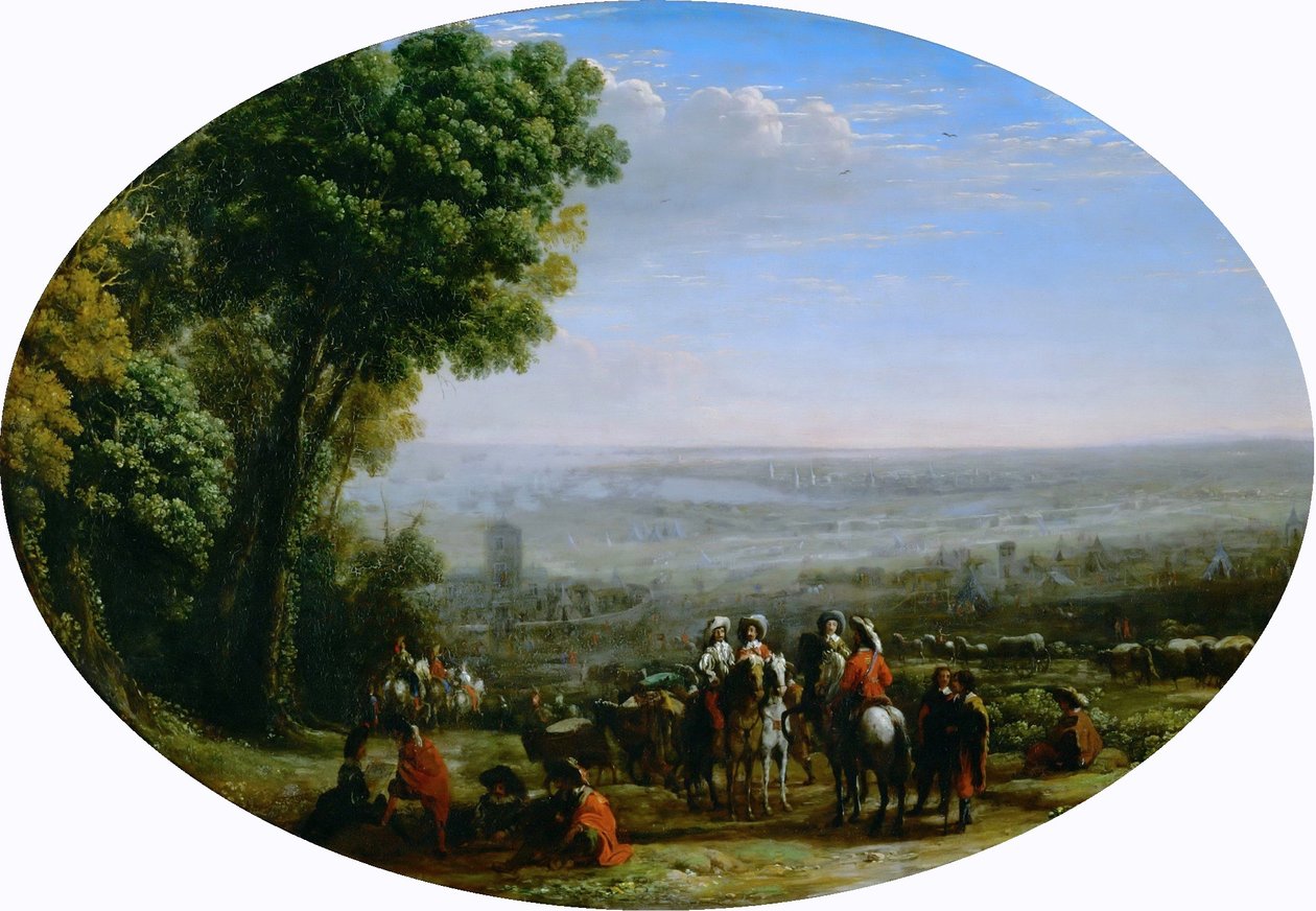 Siege of La Rochelle by Louis XIII by Claude Lorrain
