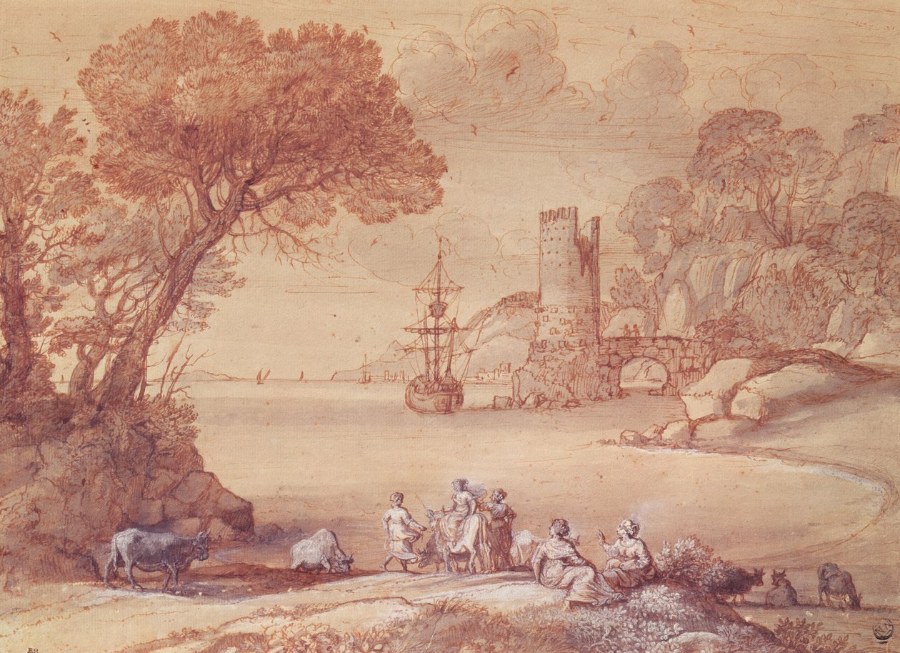 The Rape of Europa by Claude Lorrain