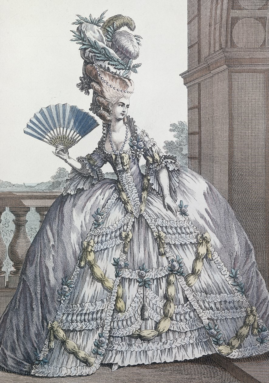 Woman wearing a stylish dress with her hair 