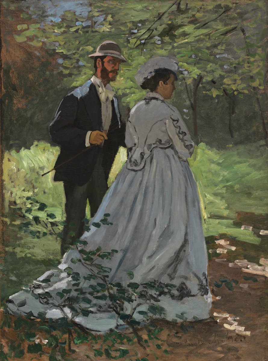 Bazille and Camille by Claude Monet