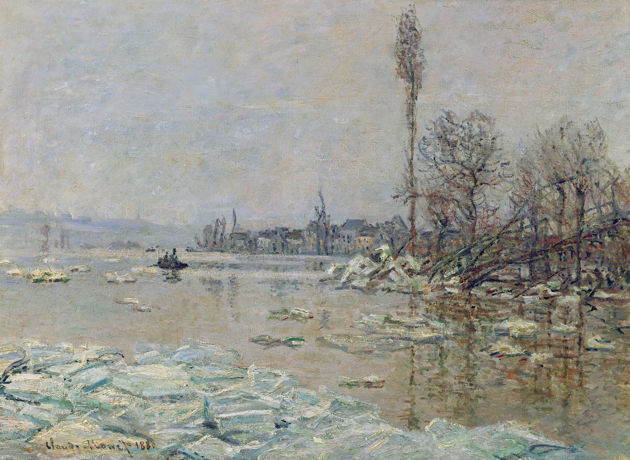 Breakup of Ice by Claude Monet