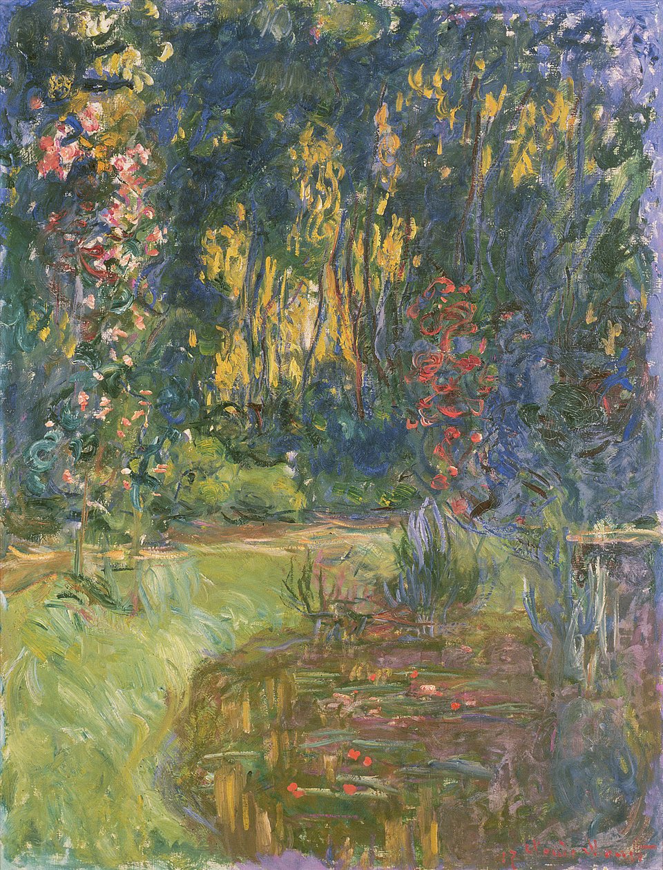 Garden of Giverny by Claude Monet