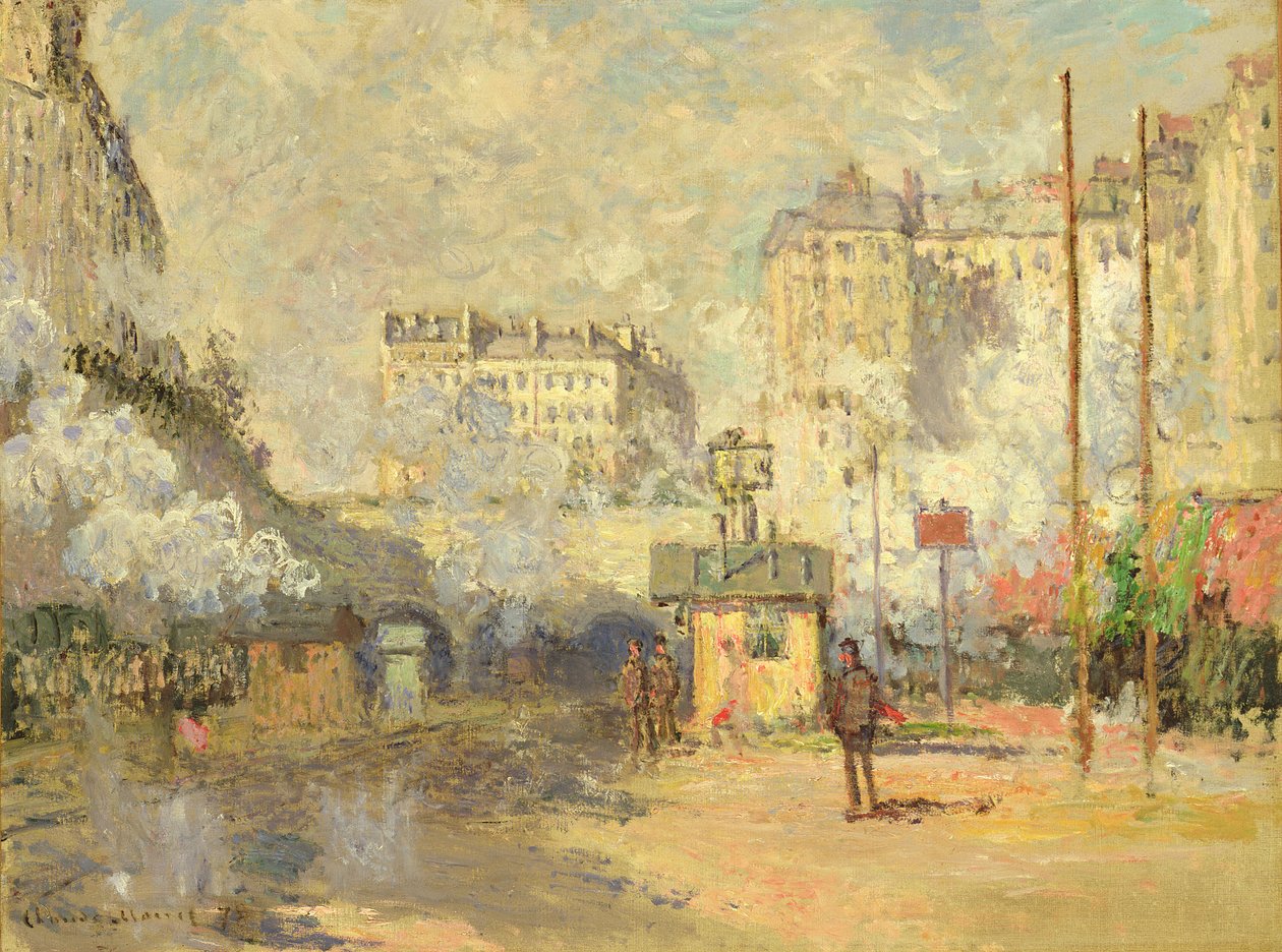 Gare Saint Lazare by Claude Monet