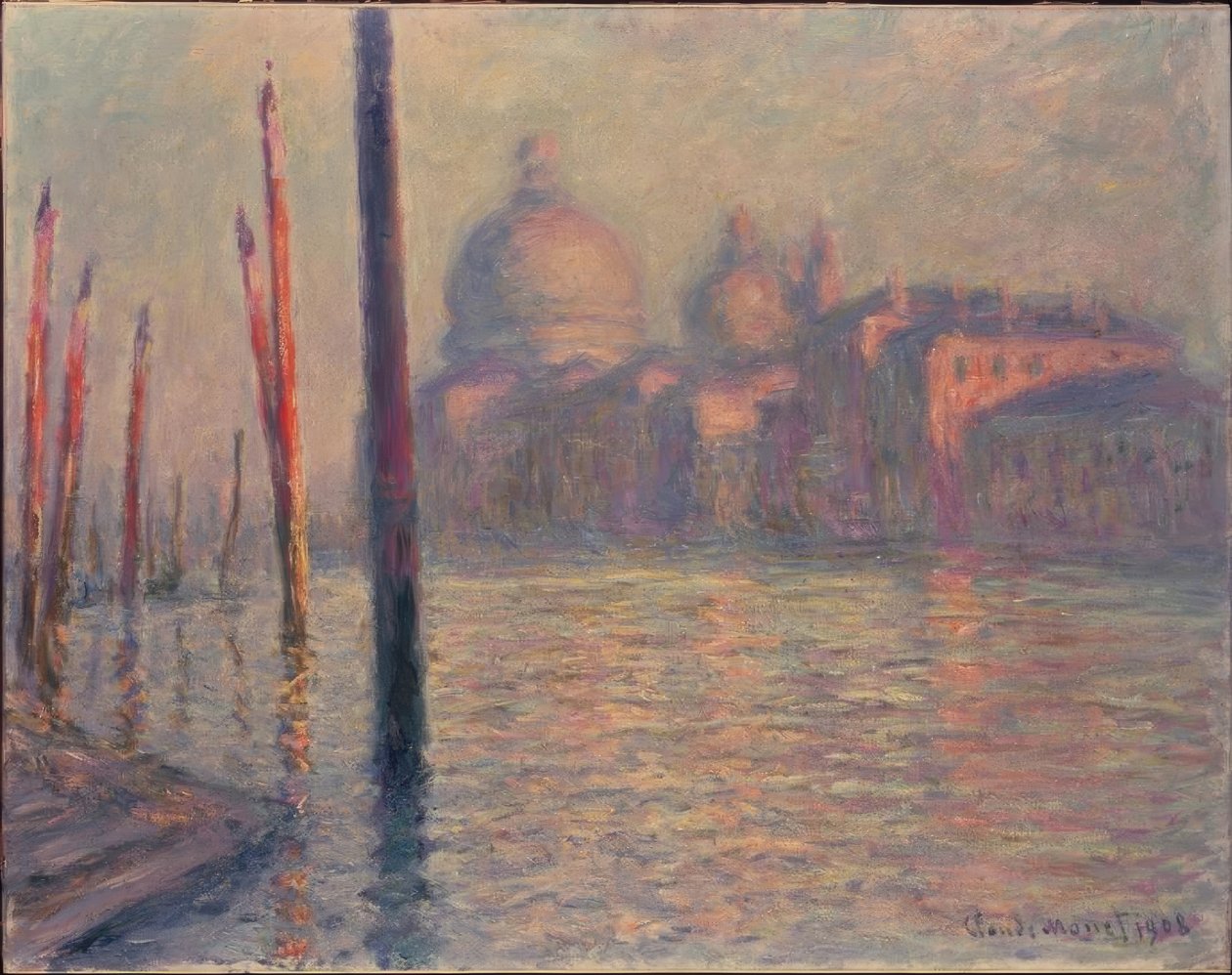 Santa Maria della Salute and the Grand Canal, Venice by Claude Monet