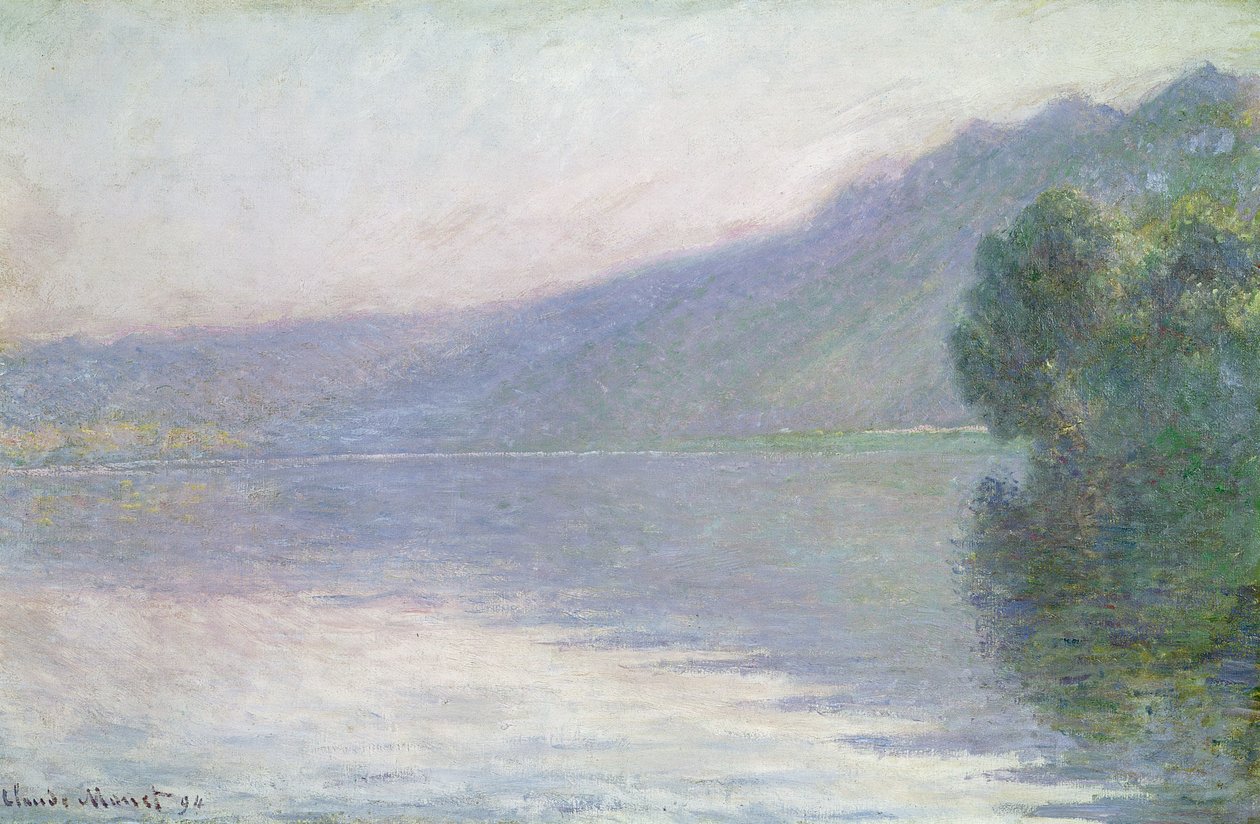 The Seine at Port-Villez by Claude Monet