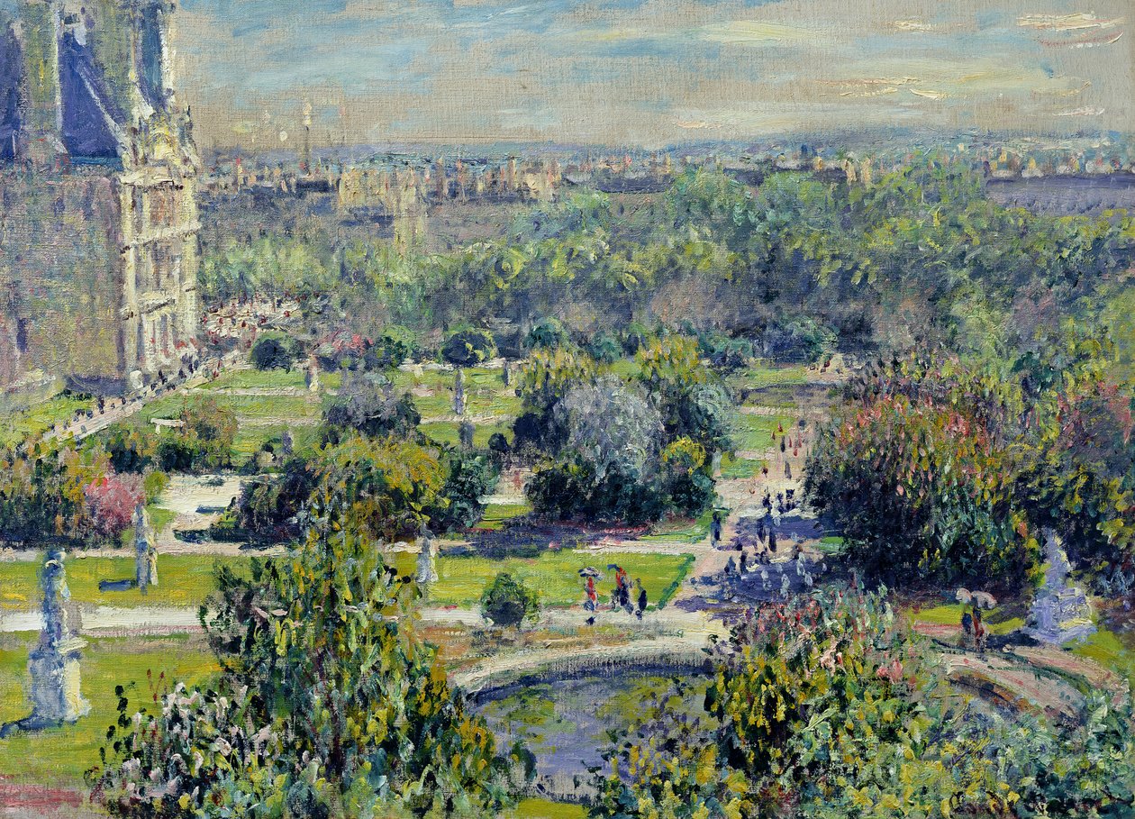 View of the Tuileries Gardens, Paris by Claude Monet