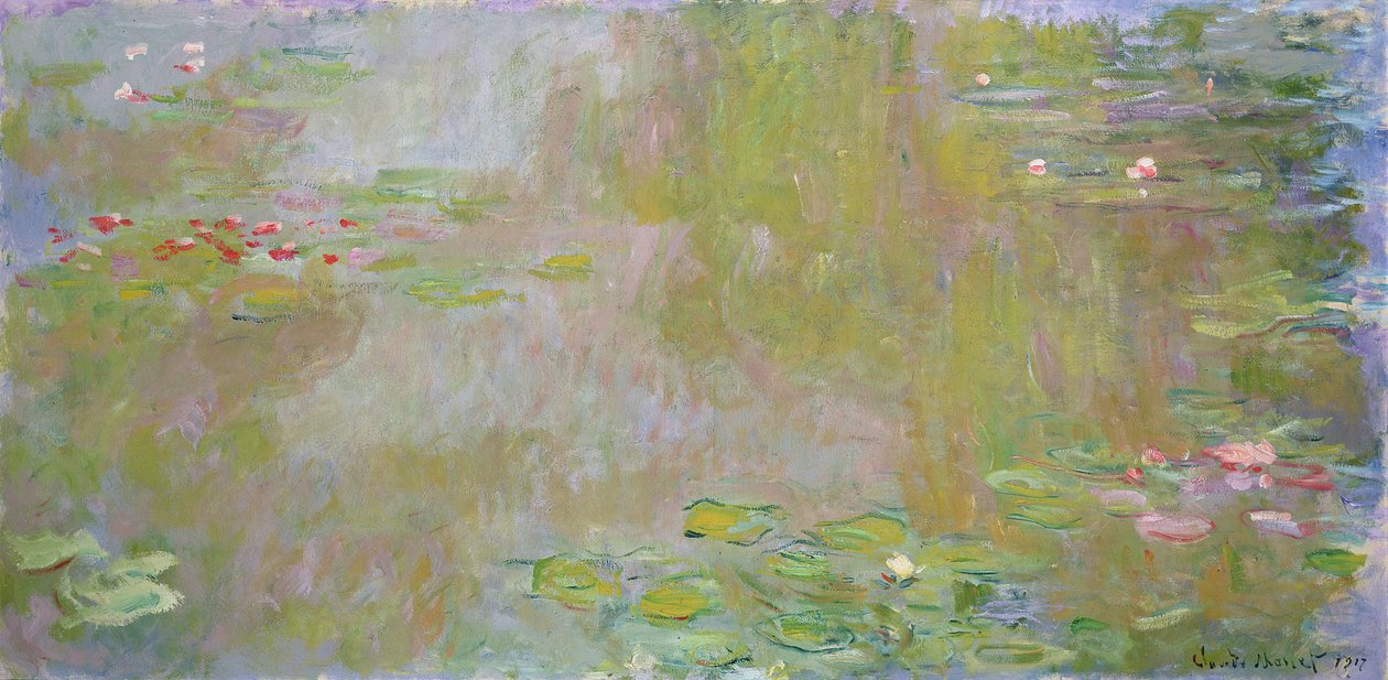 Waterlilies at Giverny, 1917 by Claude Monet