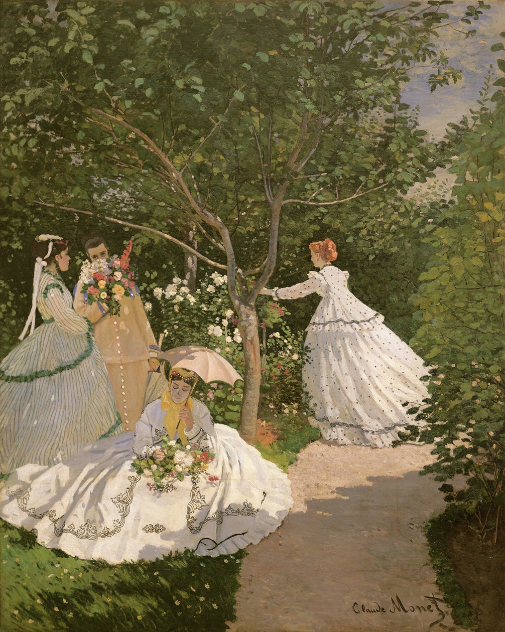 Women in the Garden by Claude Monet