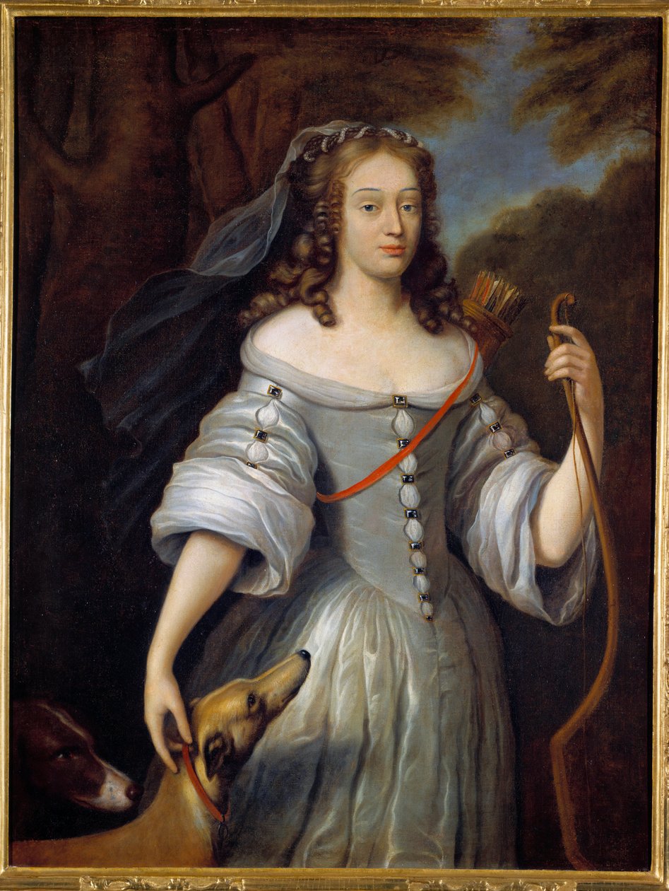 Portrait of Louise Francoise de la Baume le Blanc by Claude (after) Lefebvre