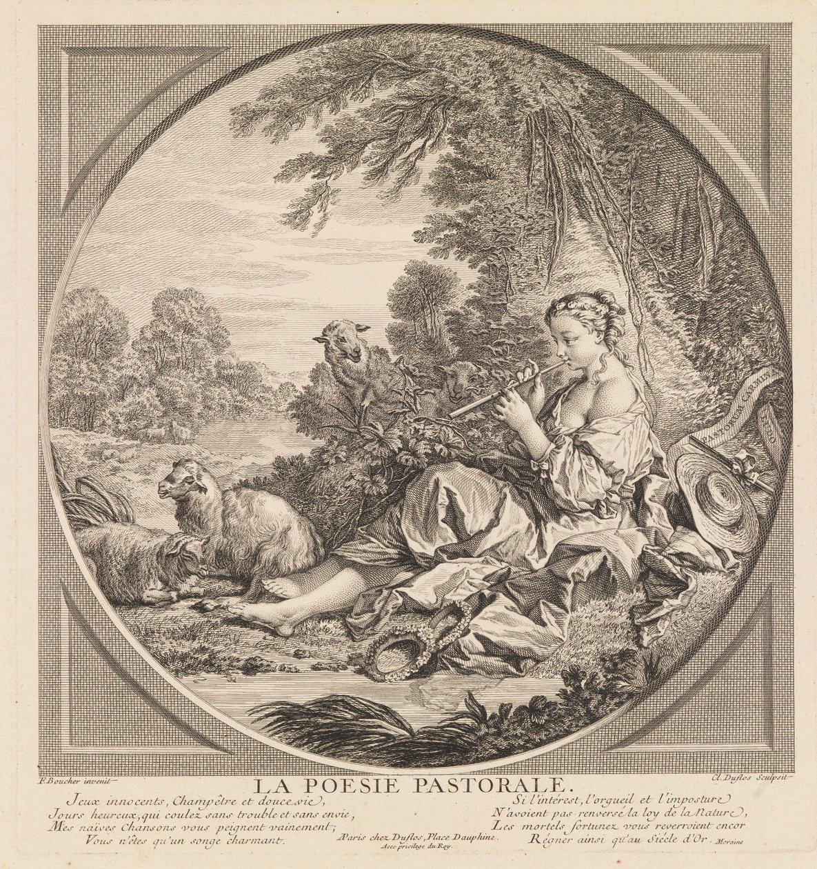 The Pastoral Poetry by Claude Agustin Duflos