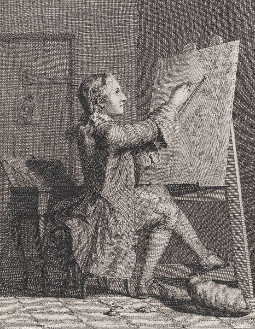 La Peinture by Claude Augustin Duflos