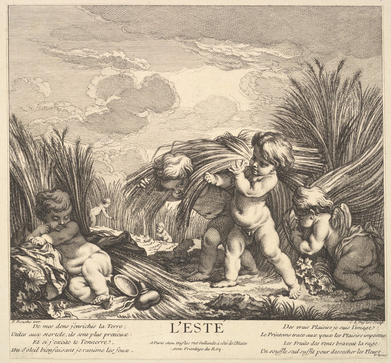Summer by Claude Augustin Duflos