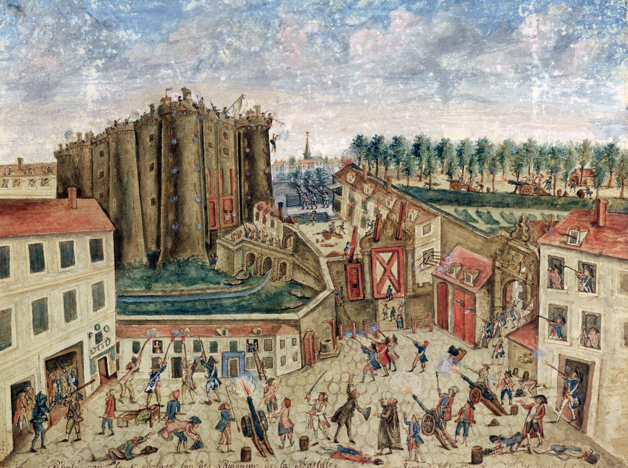 The Siege of the Bastille by Claude Cholat