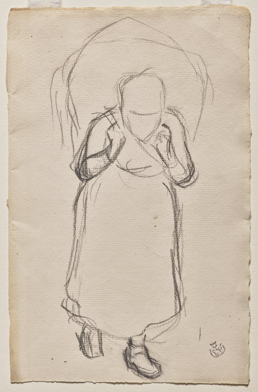 Study for Seaweed Gatherers, Yport by Claude Emile Schuffenecker