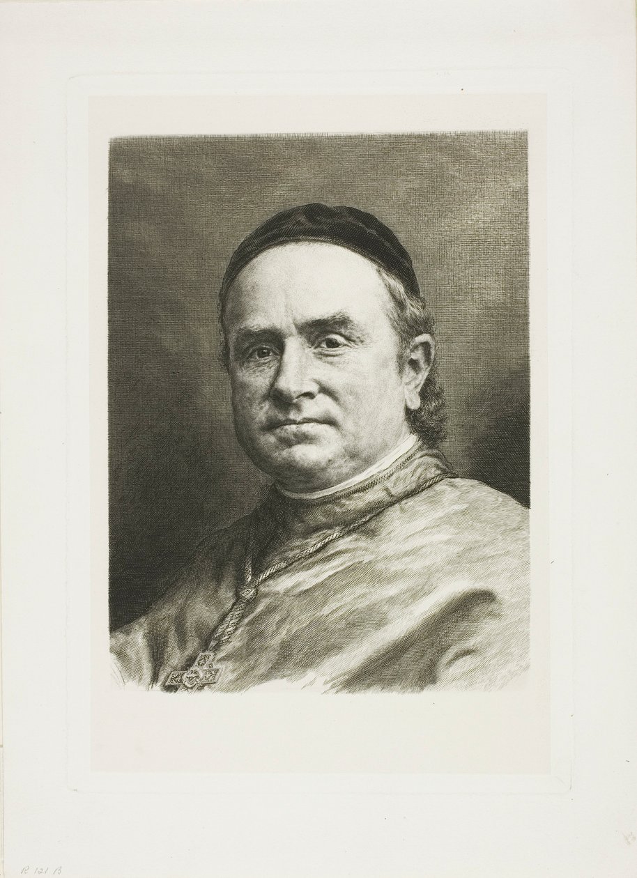 Monsignor Pie, Bishop of Poitiers by Claude Ferdinand Gaillard