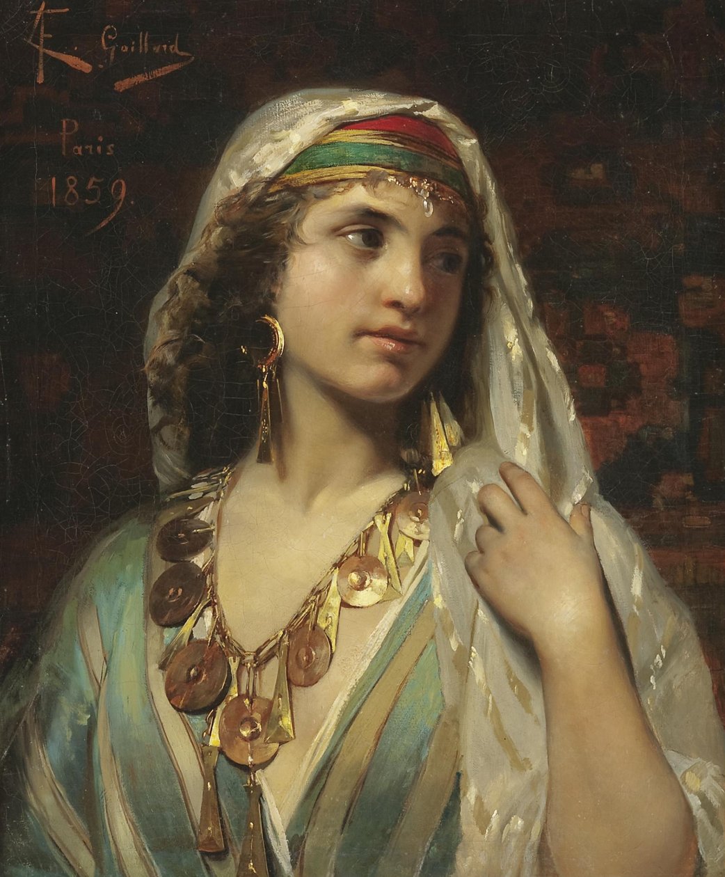 Odalisque by Claude Ferdinand Gaillard