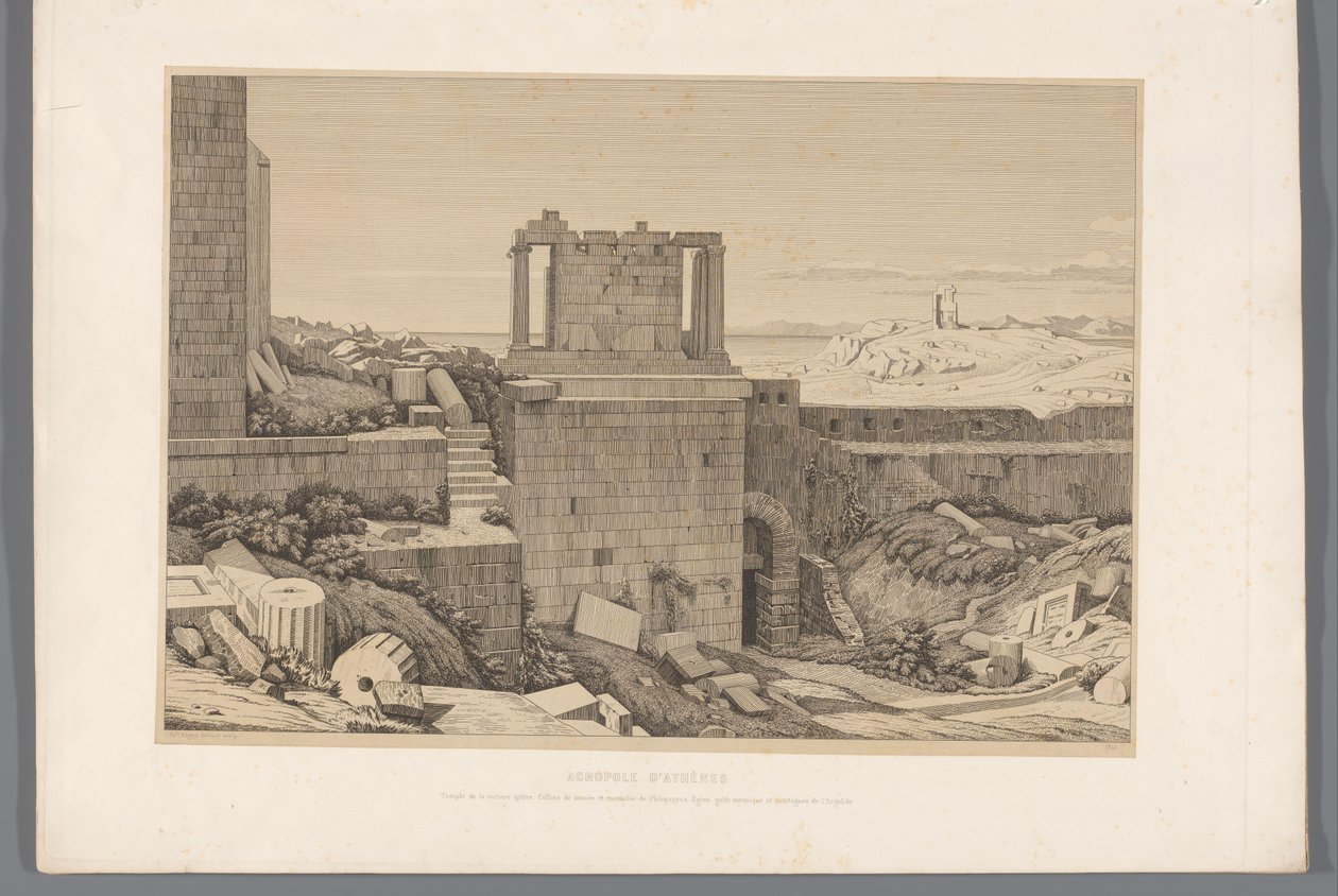 View of the Acropolis of Athens Acropole d