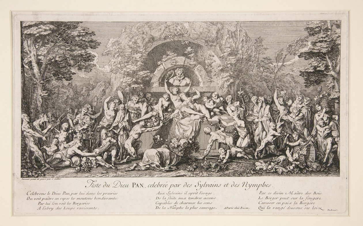 Festival of the God Pan by Claude Gillot