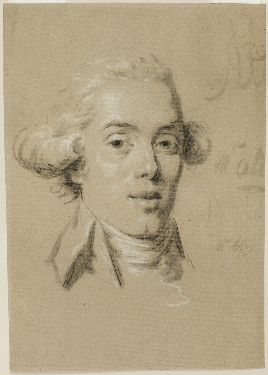 Portrait of a Young Man by Claude Jean Baptiste Hoin