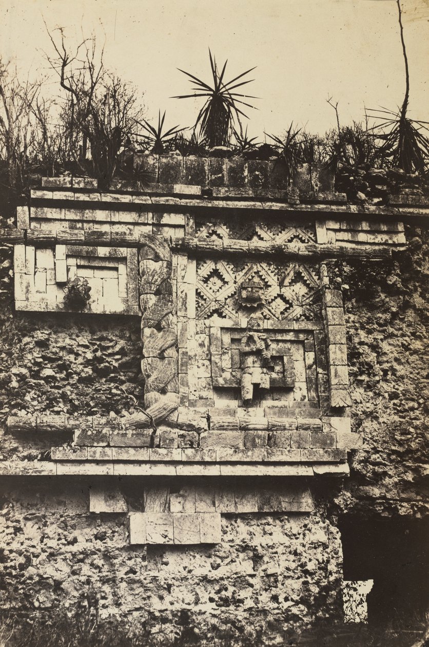 The Nunnery, Uxmal by Claude Joseph Désiré Charnay
