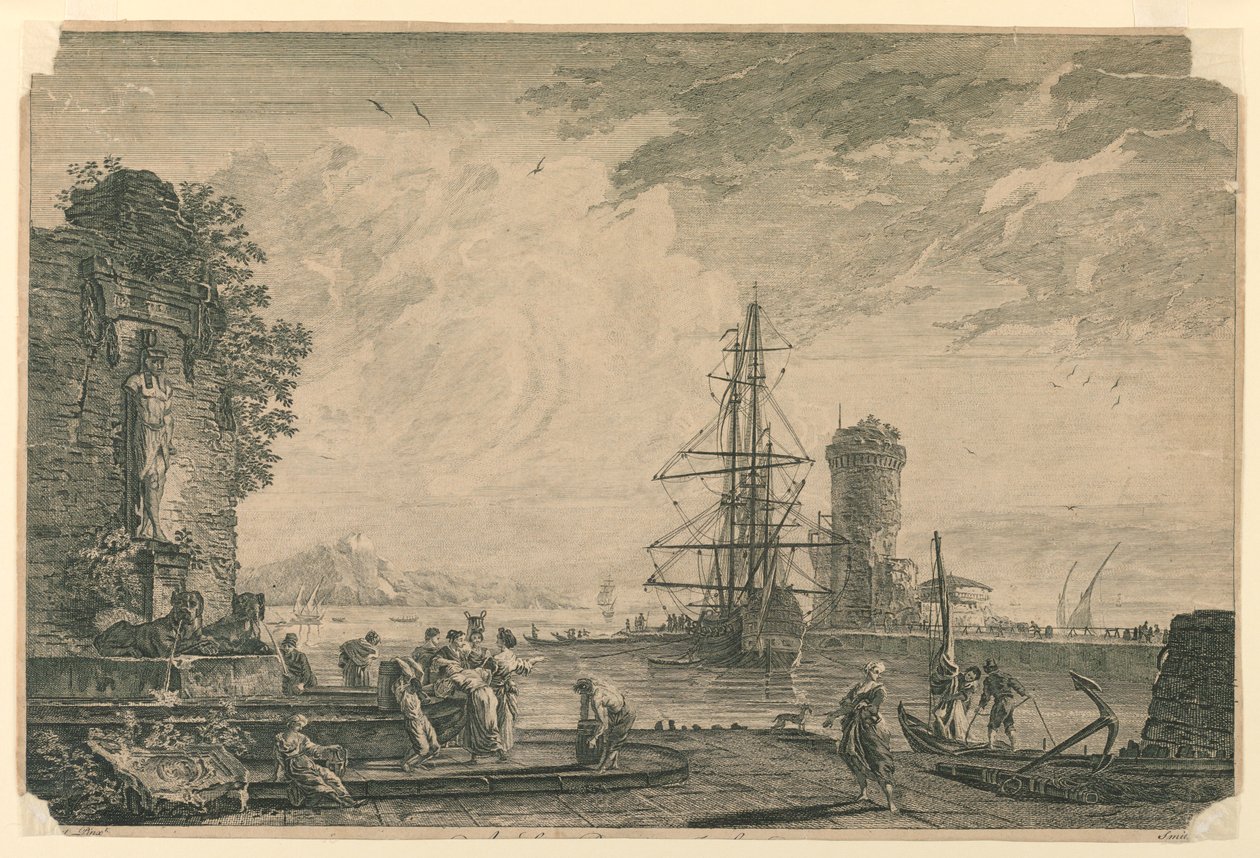 A Port (Port of Italy) by Claude Joseph Vernet