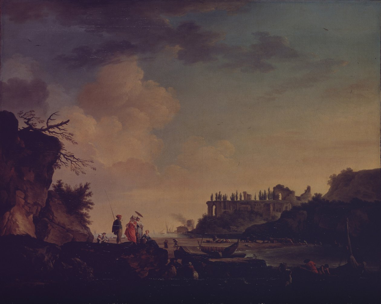 Ruins Near the Mouth of a River, 1748 by Claude Joseph Vernet