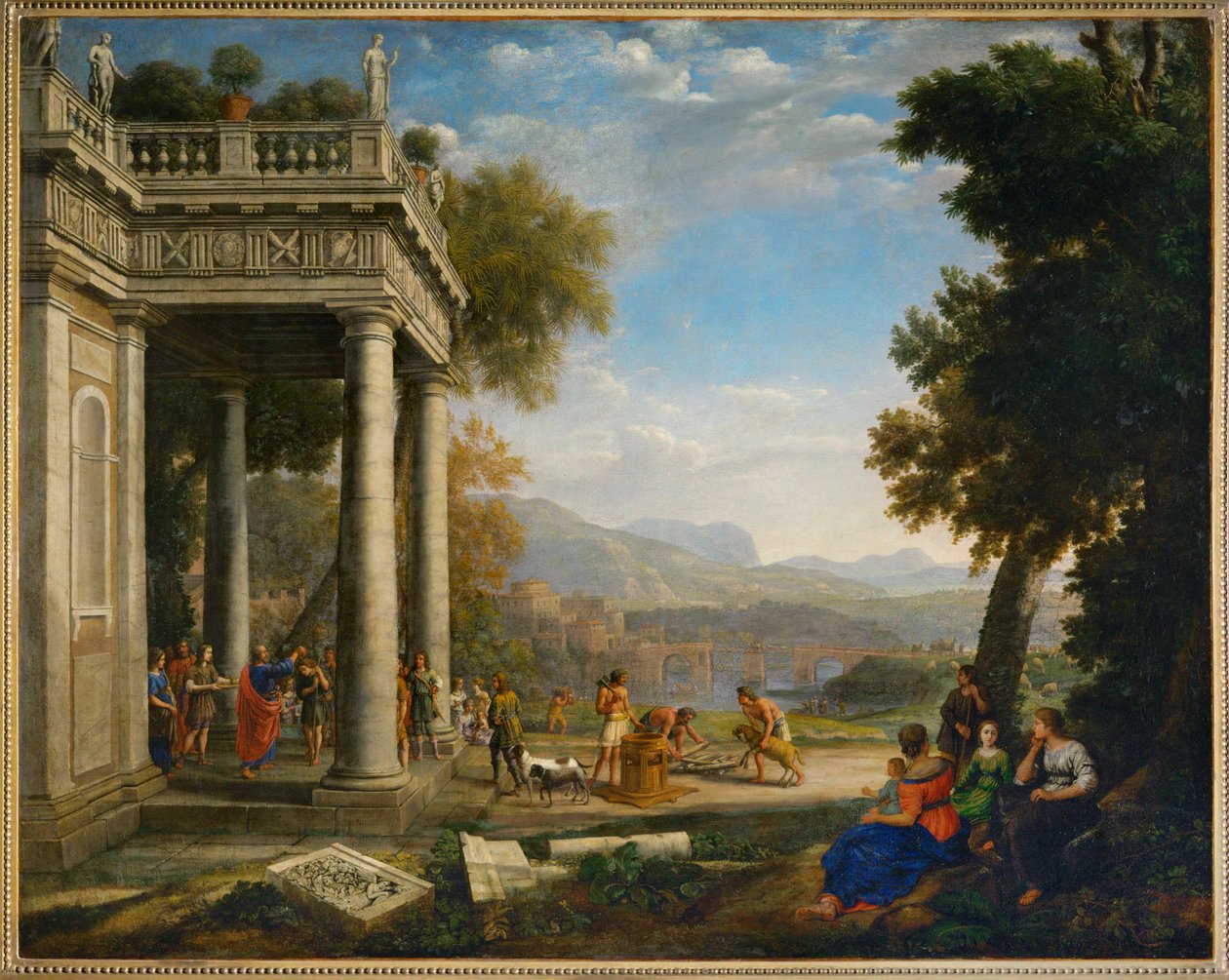 David crowned by Samuel by Claude Lorrain (1600 82)