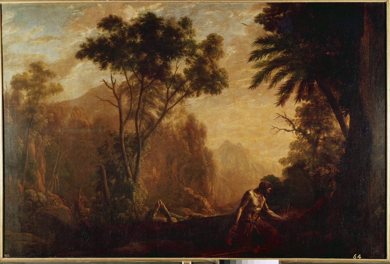 Landscape with Saint Onuphrius by Claude Lorrain