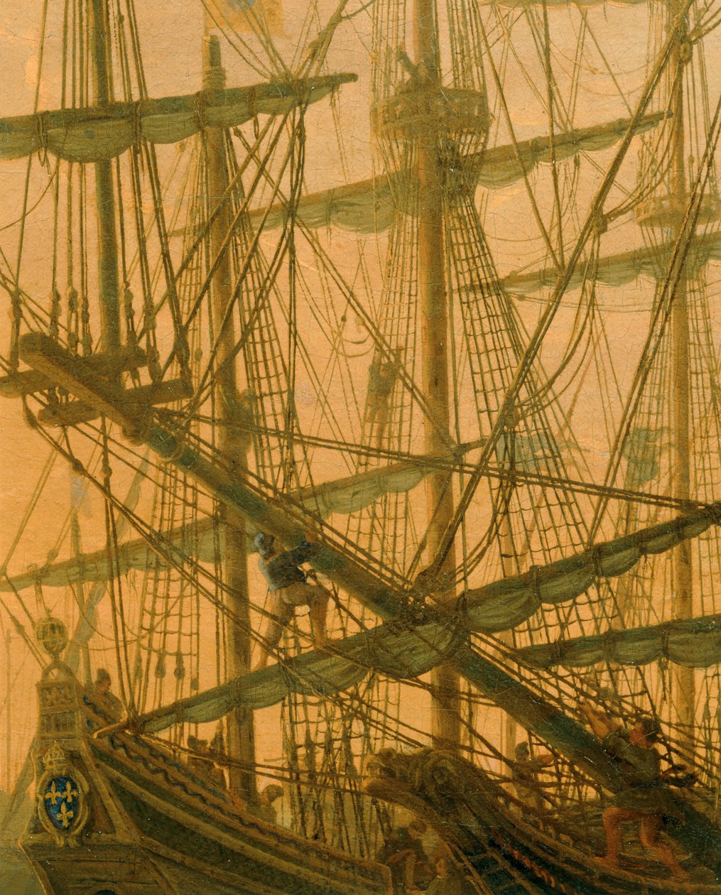 Seaport, sunset by Claude Lorrain (1600 82)