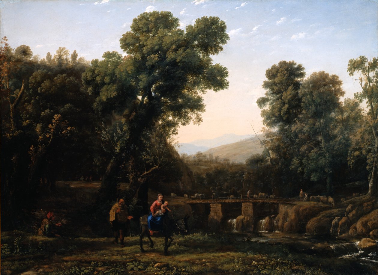 The Flight into Egypt by Claude Lorrain (1600 82)