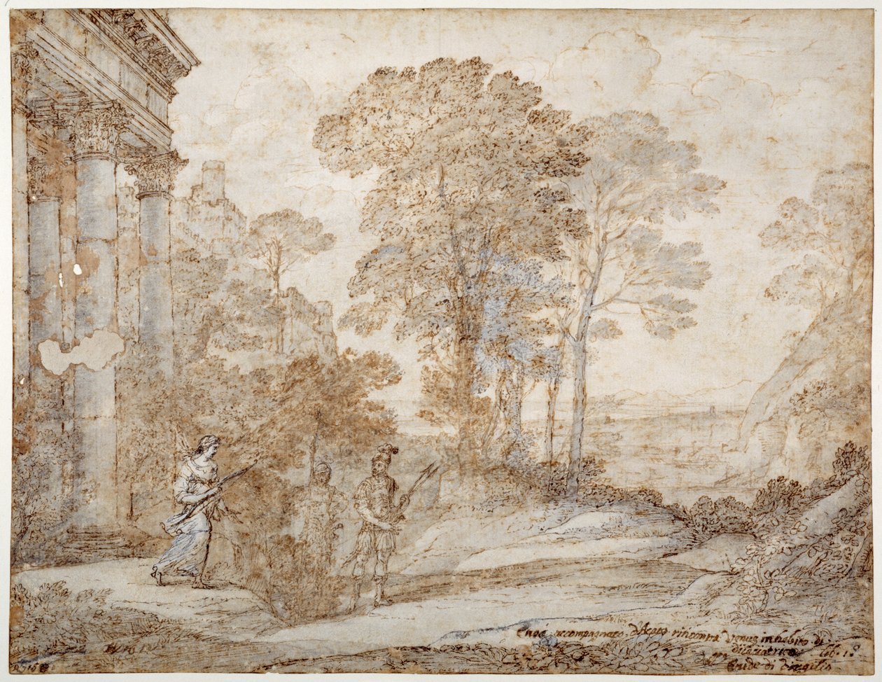 The Meeting between Venus and Aeneas by Claude Lorrain