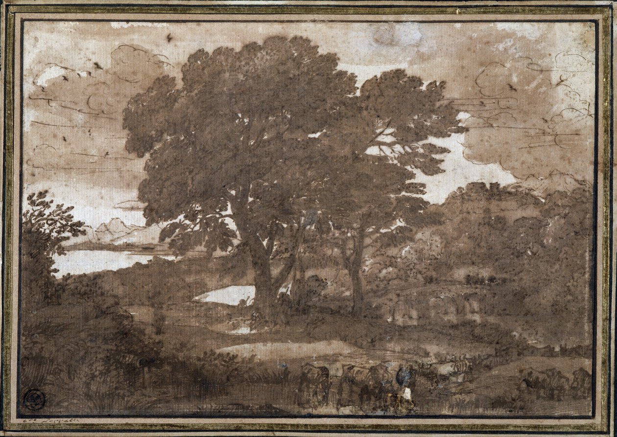 Landscape by Claude Lorrain